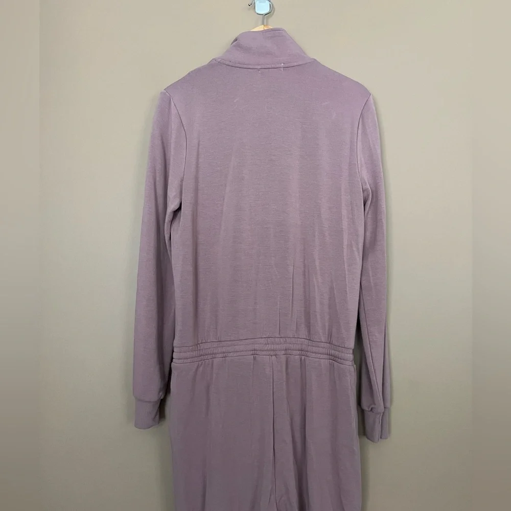 {Beyond Yoga} Ski Weekend Jumpsuit with Long Sleeves in Mauve - Womens Medium